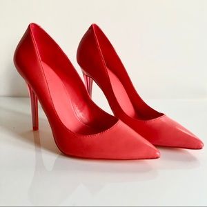 Red Aldo heels